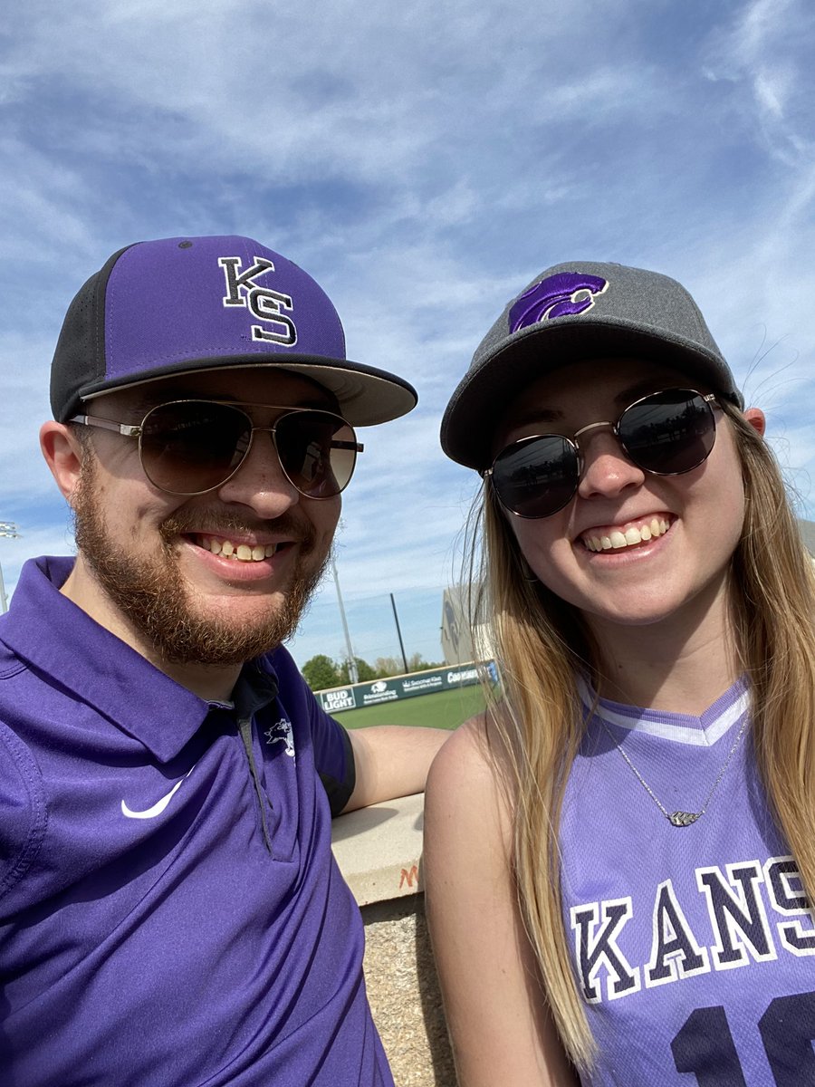 erikh44's tweet photo. Beautiful day for some Cat’s baseball. #KStateBSB #EMAW https://t.co/lglZ66k9Rd