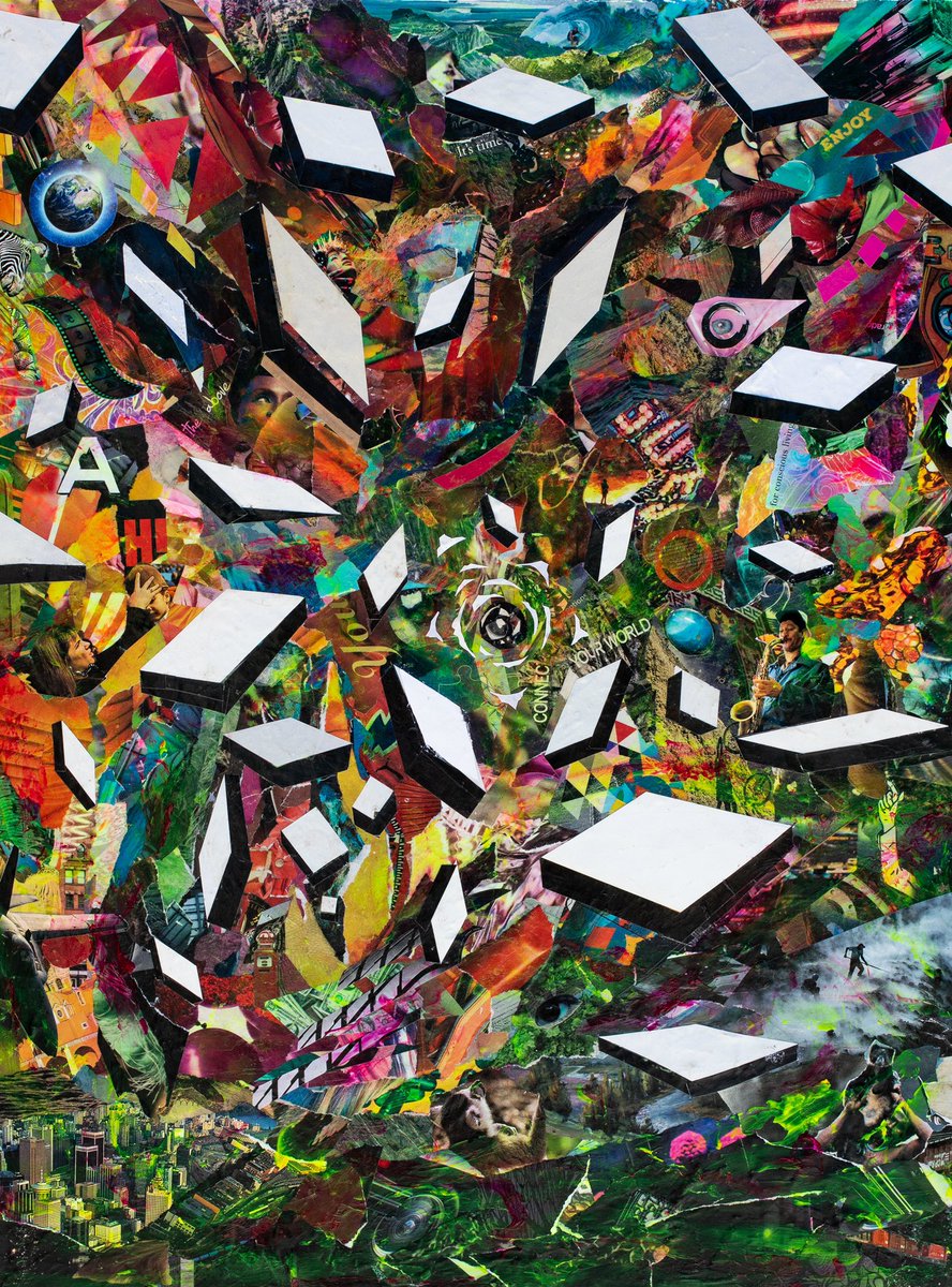 chrisparam_art's tweet photo. @KordonisNFT My latest collage, “Break Away” https://t.co/lV0mSONO2F