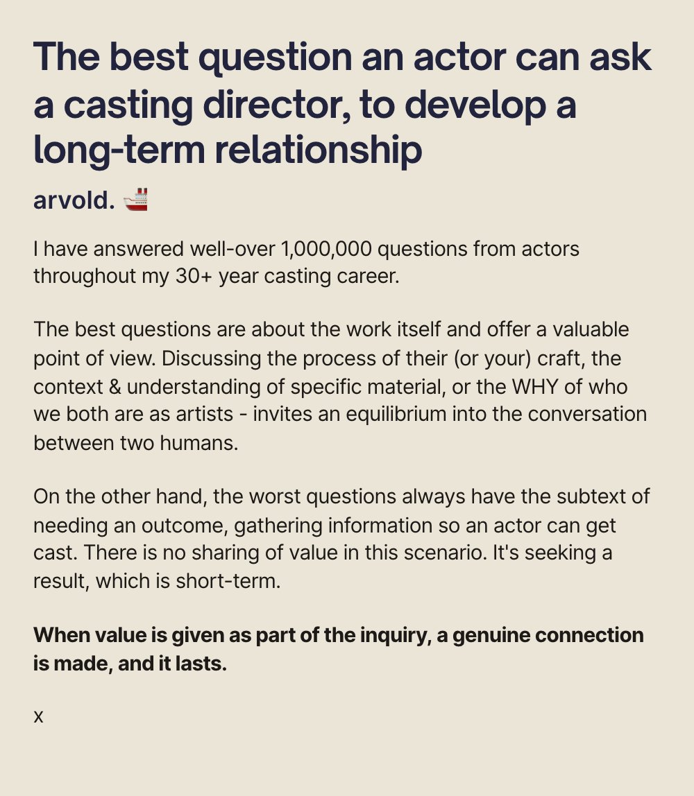 arvoldofficial's tweet photo. there is an art to asking good questions https://t.co/cn7jQRUG37
