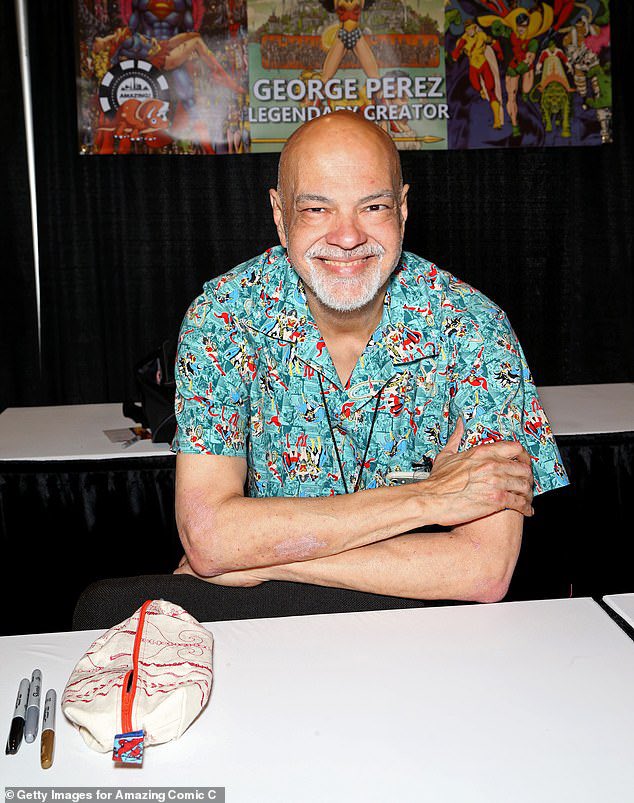 TheNerdBlast's tweet photo. We are sadden to learn the passing of iconic comic book legend #GeorgePerez. His contribution to the industry will forever be remembered. We send our thoughts and prayers to his loved ones at this tough time. He’ll truly be missed. #RIPGeorgePerez https://t.co/g9KOXtR6Ay