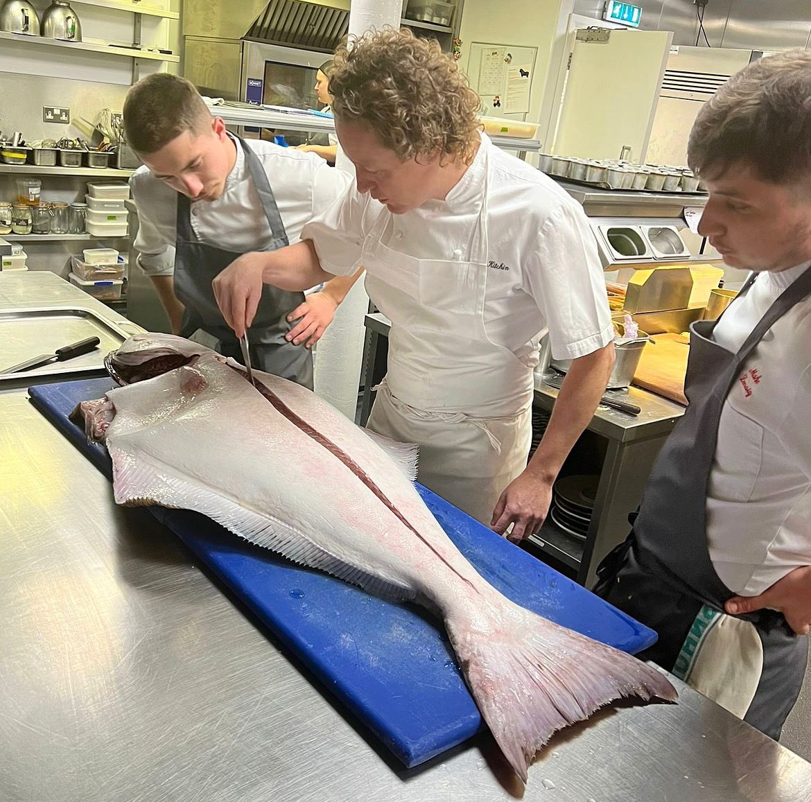 TomKitchin's tweet photo. Great to welcome the @BuddingChefs to @TheKitchin this week 🇫🇷🏴󠁧󠁢󠁳󠁣󠁴󠁿 https://t.co/wHjwb9Cqry
