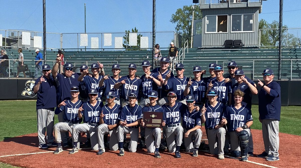 enid_hsbaseball's tweet photo. Plainsmen state tournament bound! #pfm #mih https://t.co/8Ej5l2xM1A