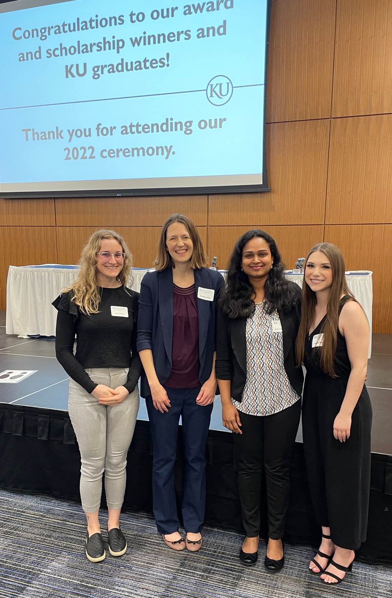 Meredith Hartley (@mhartleylab) on Twitter photo Congrats to <a href="/MHartleyLab/">Meredith Hartley</a> members on their <a href="/KUChemistry/">KU Chemistry</a> awards! Grad students Jenna Williams and Rashmi Binjawadagi and graduating senior Rachel Walton!!! Congrats to <a href="/MHartleyLab/">Meredith Hartley</a> members on their <a href="/KUChemistry/">KU Chemistry</a> awards! Grad students Jenna Williams and Rashmi Binjawadagi and graduating senior Rachel Walton!!!