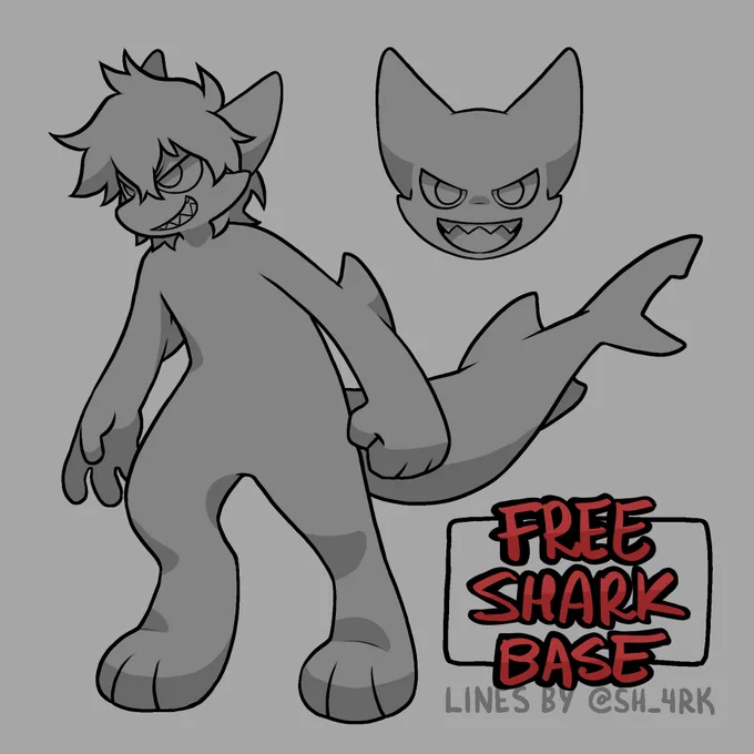 first time making a base in a while, havent seen many shark ones so decided to make one myself
also made it so you can get my bases through gumroad now! currently setting up my old ones + changing the old watermark
link: https://t.co/T5s78pnlwp 