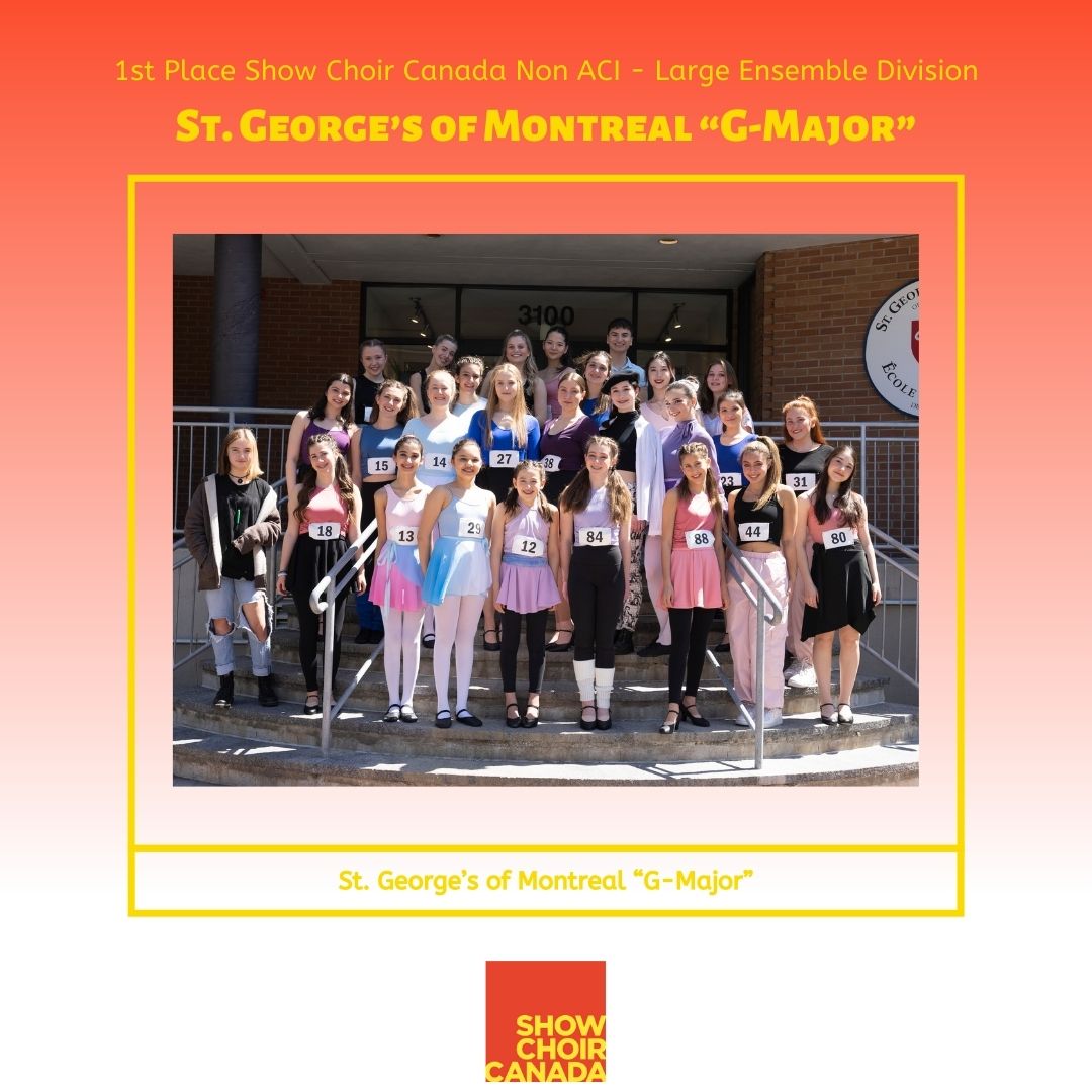 #SCC2022 Non ACI - Large Ensemble Division results. 
-
#showchoircanada #showchoir #show #choir #canada #glee #gleek #sing #dance #compete