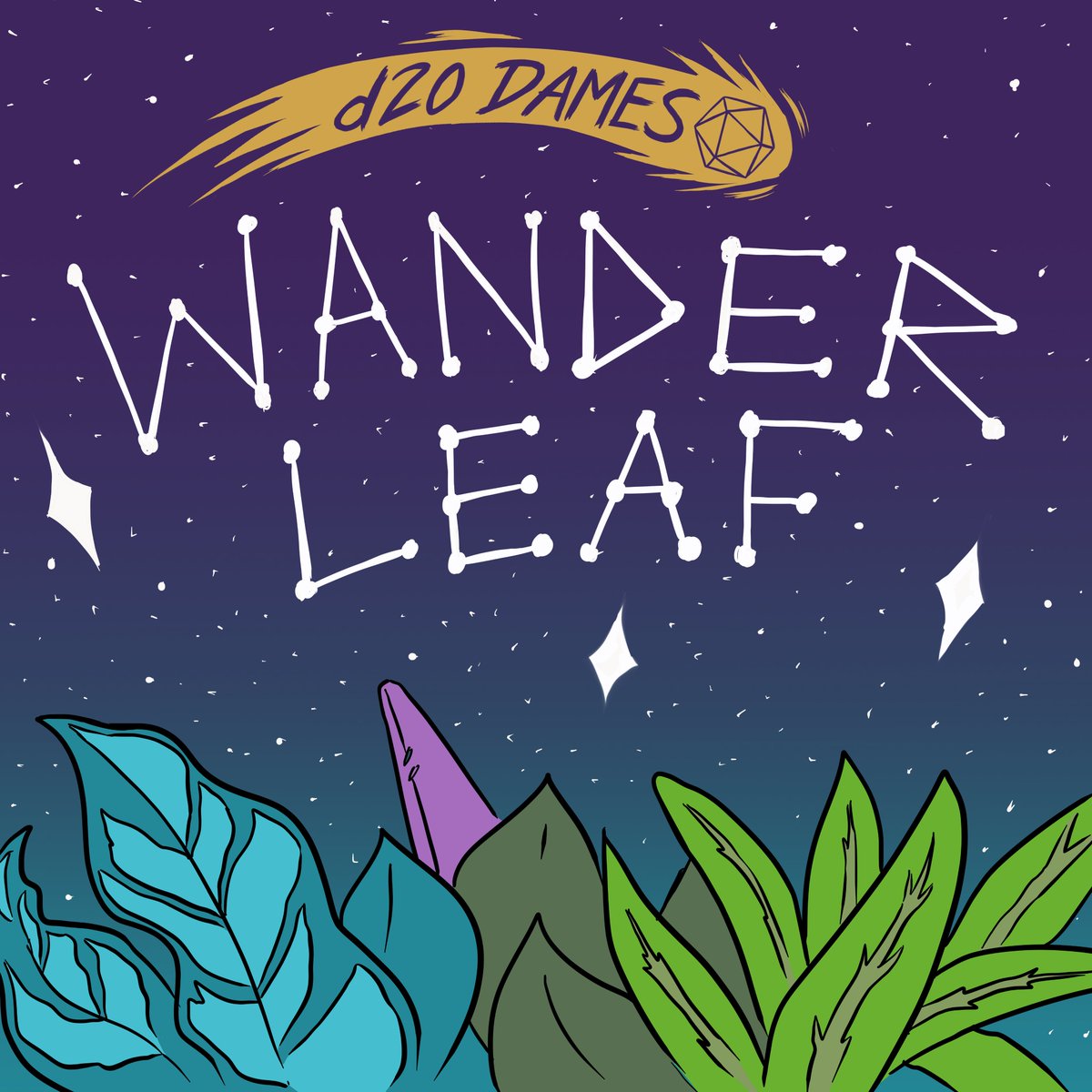 d20Dames's tweet photo. Were you WANDERing if we’d ever share the full image? We knew you’d have to see it to beLEAF! 

Here it is! The lovely logo by @TheJenya for the new campaign of d20 Dames: Wanderleaf!

Don't forget: session 0 of Wanderleaf is tomorrow at 10am Pacific on https://t.co/YCp1sYALjE https://t.co/4sFCHsvxL1