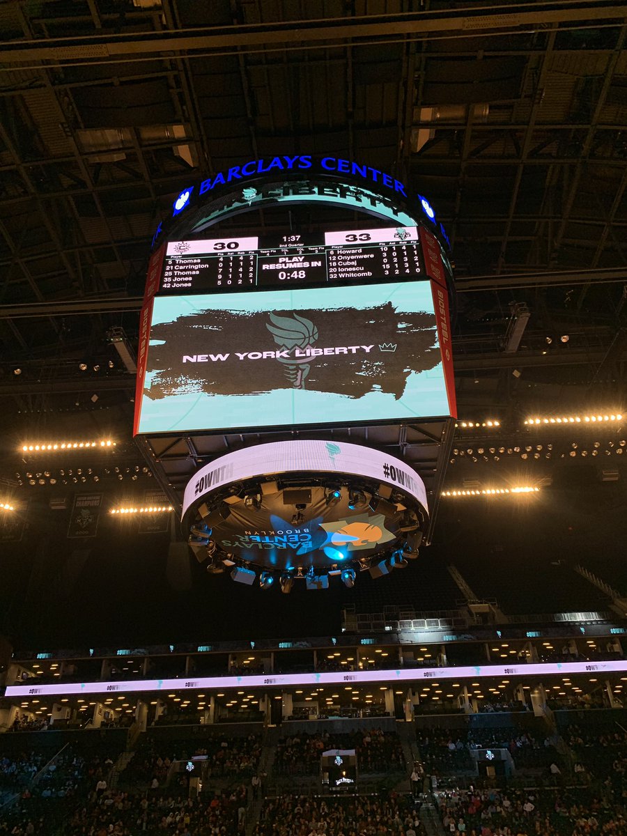 This game is soooo close let’s go <a href="/nyliberty/">New York Liberty</a> #wnba #OwntheCrown