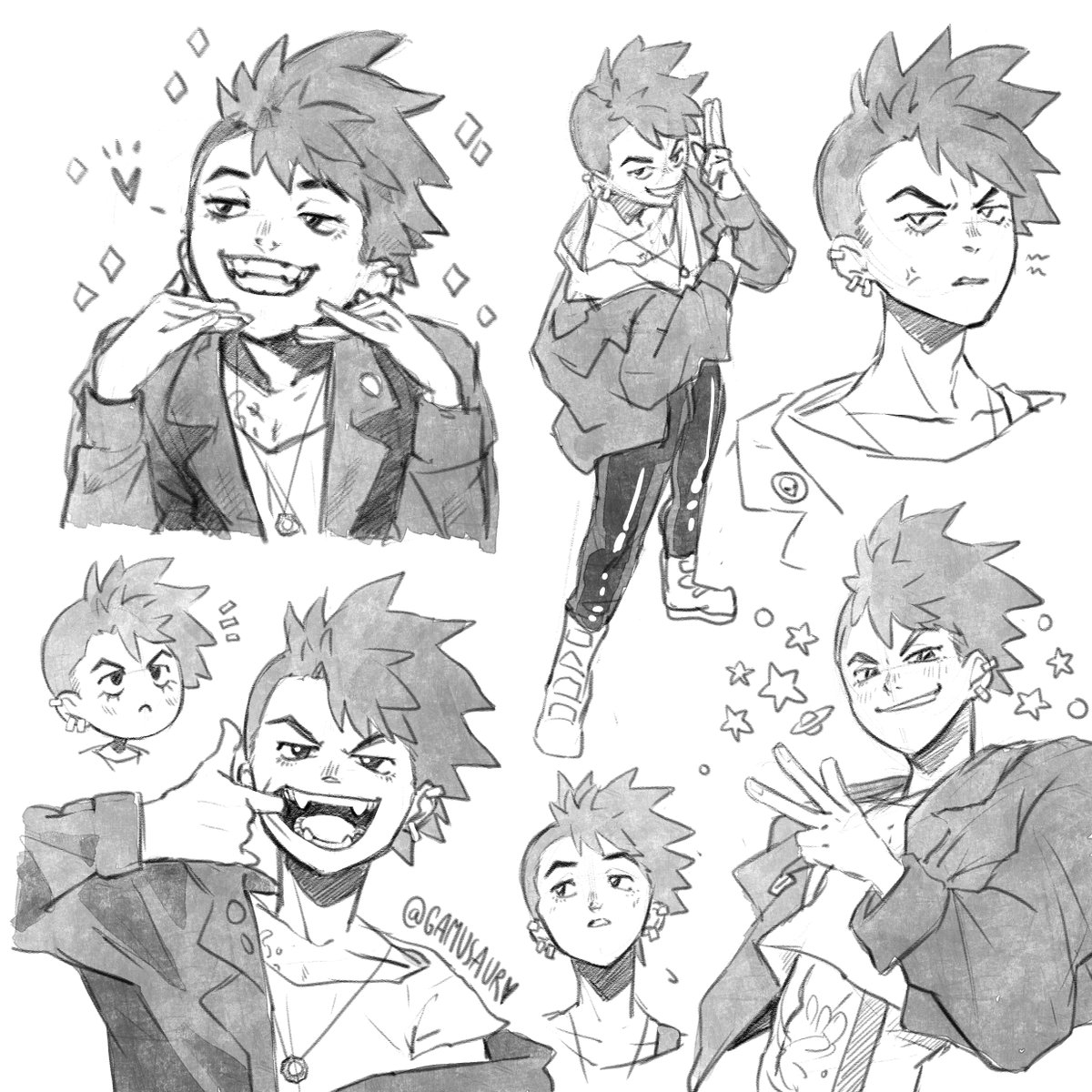 I almost forget to repost my son Taiyi for his birthay 😳♥️
He's my only OC with birthay hahahaha 