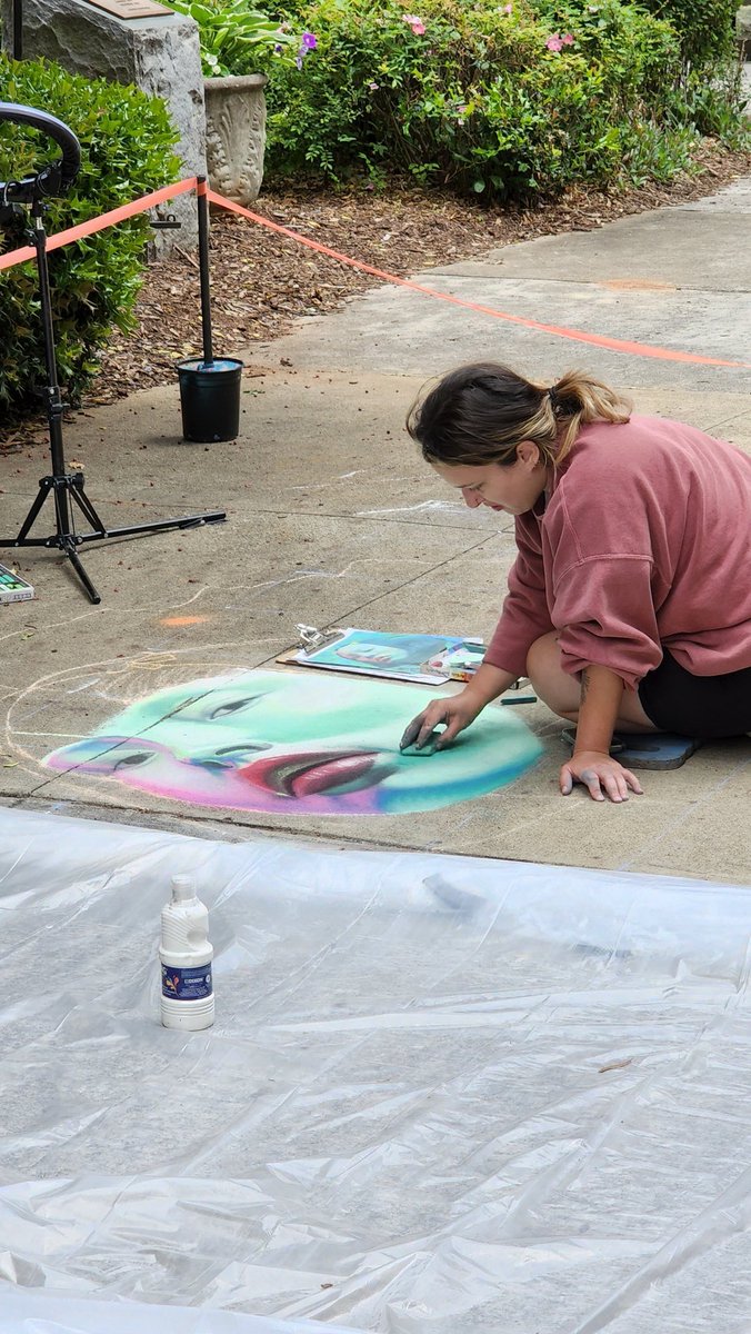 MystryGAB's tweet photo. #DecaturArtsFestival #chalkart #streetart https://t.co/4JIFk2Prtx