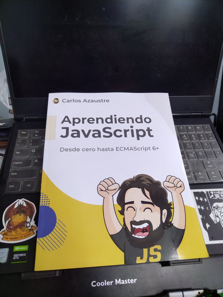 fmarchenah's tweet photo. Nueva adquisición para reforzar conocimientos 😊🍷
@carlosazaustre #aprendiendojavascript https://t.co/osnVqmoI6E