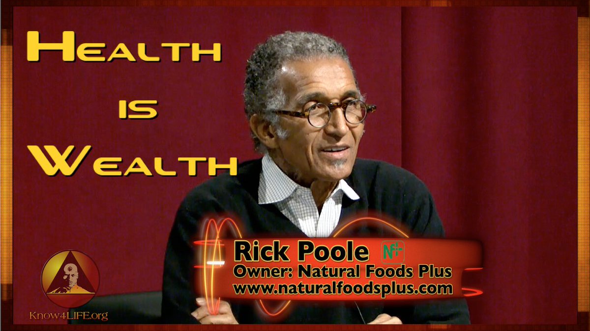 Health is Wealth| Pr-Pandemic Interview with Rick Poole
In this per-pandemic interview, Know4LIFE's host Steven Muhammad interviews Rick Poole, owner of Natural Foods Plus youtu.be/Wzio7GeJJ98