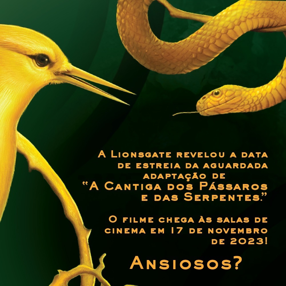 Quando estreia A Cantiga dos Pássaros e das Serpentes, novo