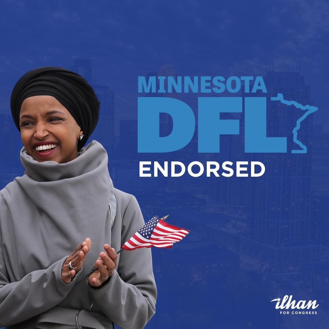 IlhanMN's tweet photo. Proud to secure the DFL endorsement for my reelection. Organized people will always beat organized money. Let’s go get organized! https://t.co/ROeg7LWRFO