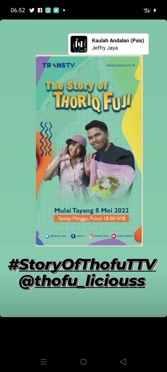 Tinsu_marni21's tweet photo. Ada yg baru nihhh
Ada bang Thor dan utii di trans tv...jangan sampai ketinggalan yah.

#StoryOfThofuTTV https://t.co/XO4WiIdXOD