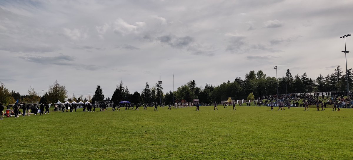 There goes the full time whistle! <a href="/UBCRugby/">UBC Men’s Rugby</a> take home the BC Premiership title by a score of 49-34. They finish the season undefeated!