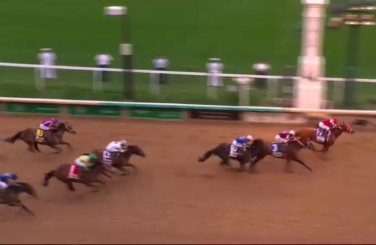 BleacherReport's tweet photo. RICH STRIKE (80-1) IS YOUR WINNER OF THE 148TH KENTUCKY DERBY! 🏇

WHAT A FINISH. https://t.co/fk2J9vxuBB
