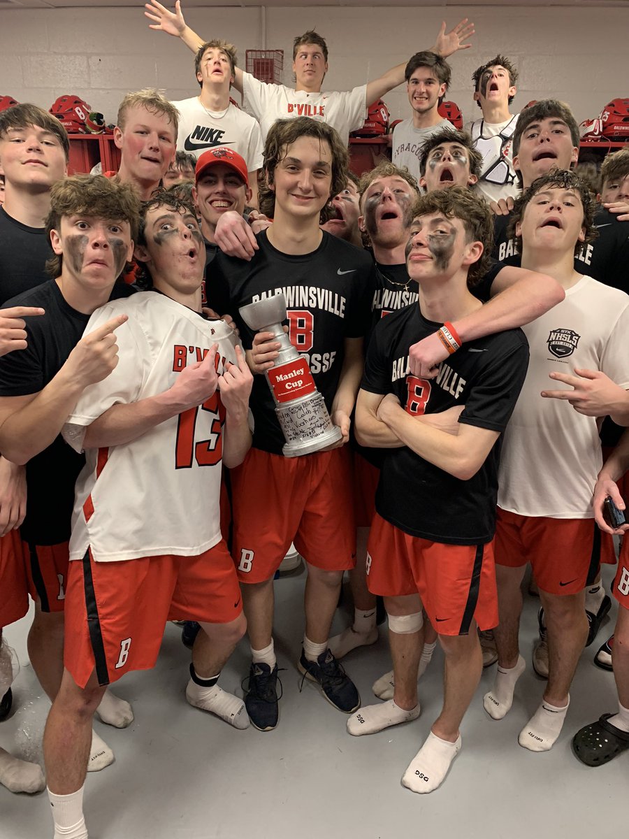Bville_Boys_Lax's tweet photo. Final Score:

B’ville 17 CBA 6 

We move to 11-1 on the season after a nice effort from the squad today! 

Manley Cup goes to #6 Nick Cary for a brickwall performance in the cage! #GoBees https://t.co/7A2tFLM1Xf