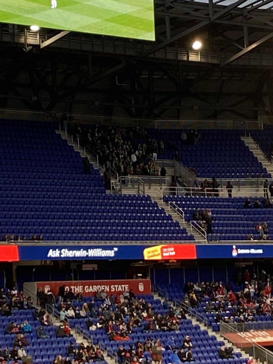Portland with easily the biggest away section of 2022 so far at RBA #RCTID