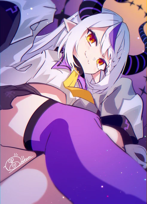 制服アレンジラプ様 
#laplus_artdesu 