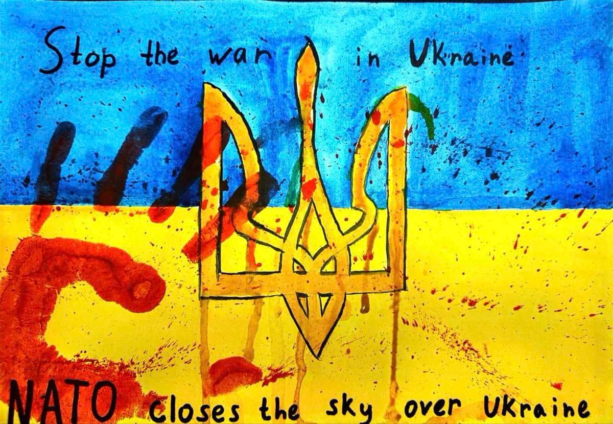 MISW_Museum's tweet photo. "But we will overcome all this! Because each of us is Ukrainian… We must be united. After all, only then are we strong,” Volodymyr Oleksandrovych Zelensky 💙💛
Alina, 14 years old, Odesa
#momiseewar #ukraine #Stopwar #nftproject #childrenhelp https://t.co/N6bt6tL6b3