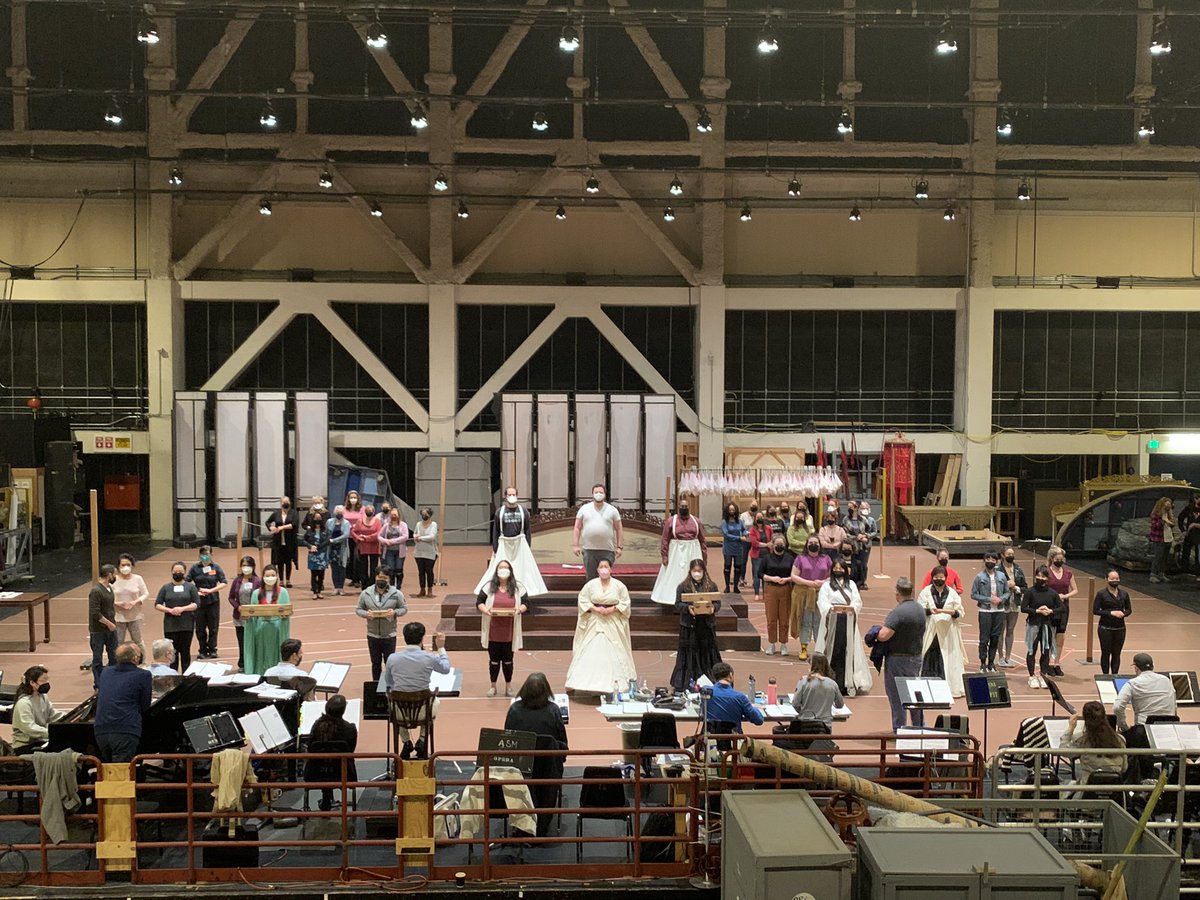 MatthewShilvock's tweet photo. Live from rehearsals for @SFOpera Dream of the Red Chamber. It is thrilling to experience this come back to life with new and returning artists, the Opera Chorus and Dance Corps, all under the leadership of @darrellang and Stan Lai. Grand drama, intimate emotion, an epic story. https://t.co/HgYYeStnlD