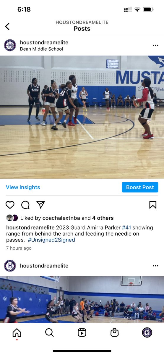 HouDreamElite's tweet photo. 2023 Multi-Sport Athlete Amirra Parker performed well on both sides of the ball at #Unsigned2Signed Showcase https://t.co/vbfZAw8GSn