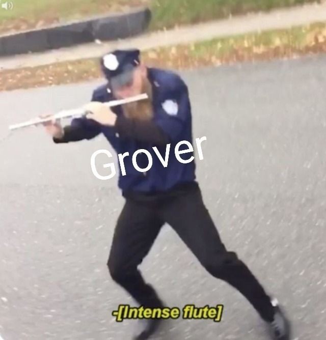 TVHefesto_'s tweet photo. 🚨 Policial disfarçado 🤫😂😂👮🏾‍♂️

Grover é flagrado com disfarce de policial em sua missão atual!!! https://t.co/sApPhn2pTr