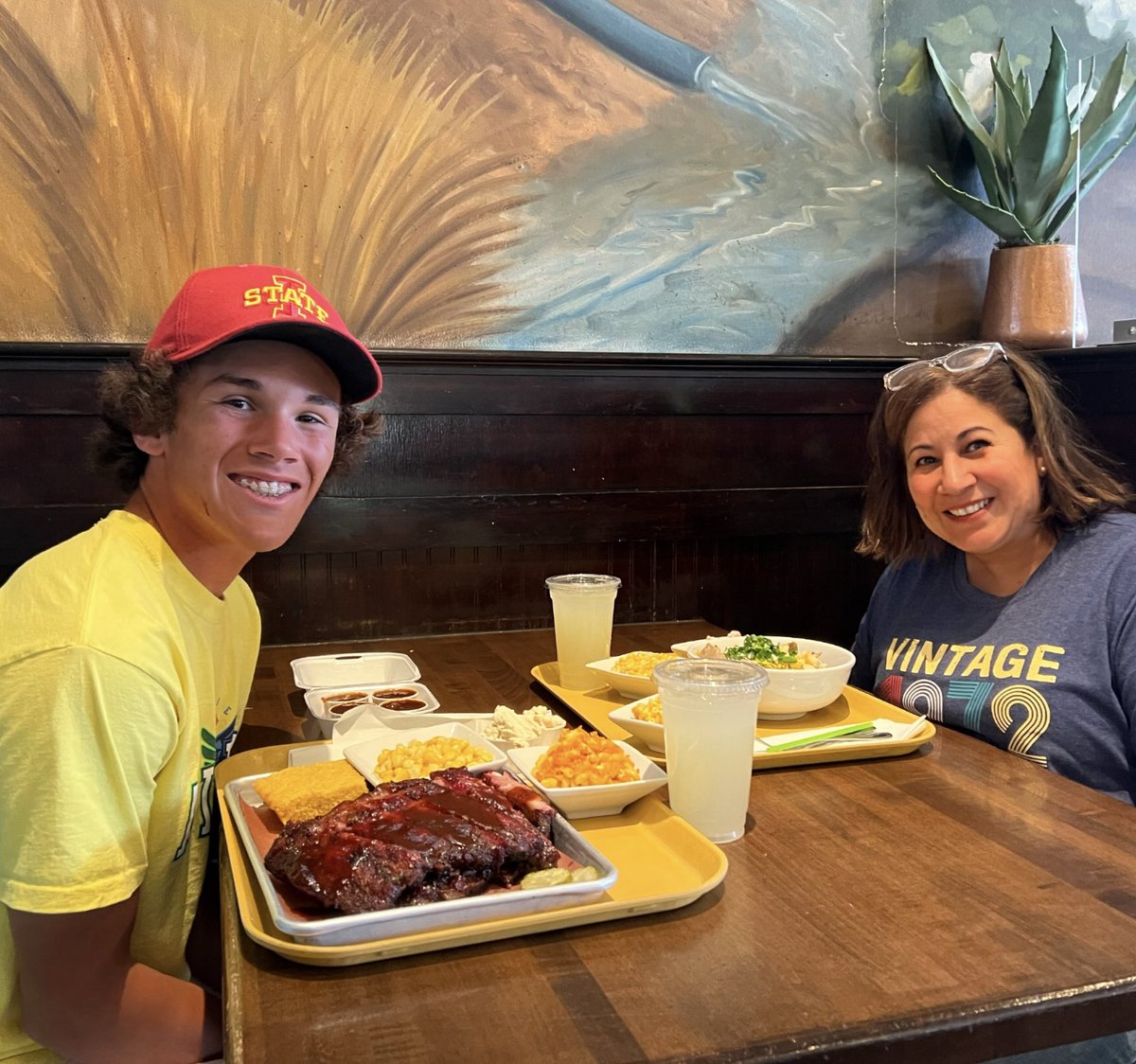 cywlarson's tweet photo. Taking mom to lunch to celebrate her becoming a Vintage Classic #fivezero #1972 ❤️🌕✨♾ https://t.co/qAYRXSCUw6