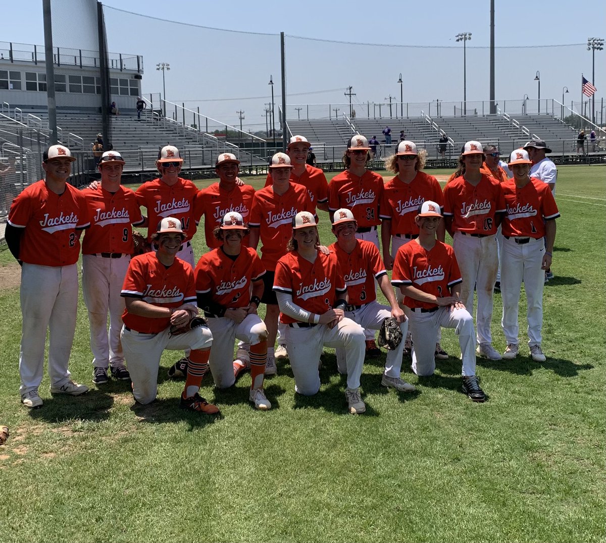 CoachMatt_Green's tweet photo. Congratulations to our Llano Jacket ⚾️  team as they are Bi-District Champs!
@LABCjackets @DlugachArt @fierrojennifer @DoucetTodd https://t.co/KQJP8dI722