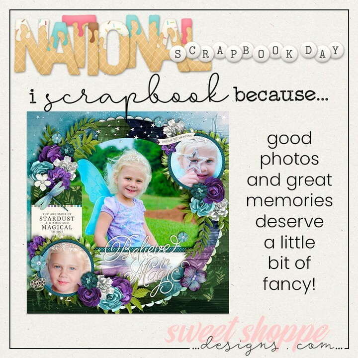 angiekey's tweet photo. Happy (inter)National Scrapbooking Day! To me, the combination of photos + words + art creates a kind of magic. It's my privilege to work with the creative team at @sweet.shoppe.designs #iScrapbook #NSDatSSD https://t.co/kxEZN2oxJl https://t.co/lMd7AOh4lX