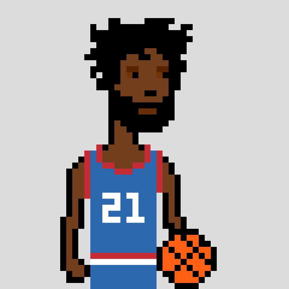 mvppunks's tweet photo. Today, May 7th marks the 1 year anniversary of launching the MVP Punks collection.

My goal was to create some fun likable fan art that combined my love of basketball &amp; punks, with an expanded format that allowed for more creativity. 1/n https://t.co/67BljBuNWv