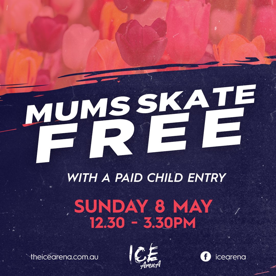 IceArenA's tweet photo. Happy Mother's Day. 

Don't worry if you forgot to make plans - there's still time to register for your free skating pass for today's session 12.30-3.30pm. 

Claim your free pass: https://t.co/a3ni7qcNKs https://t.co/ChREpxMPnk