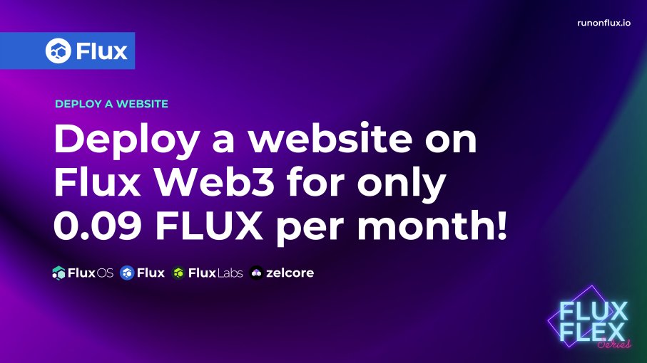 LizaFlux's tweet photo. Flux is the #Web3 infrastructure that meets the technological requirements of the future decentralized internet. Deploy a #dApp on #Flux today and become part of a truly #decentralized future. 
#Web3 $Flux #30in30 #blockchain #crypto #bitcoin #cloud #CloudComputing #FluxNodes" https://t.co/5okJOaxqKO