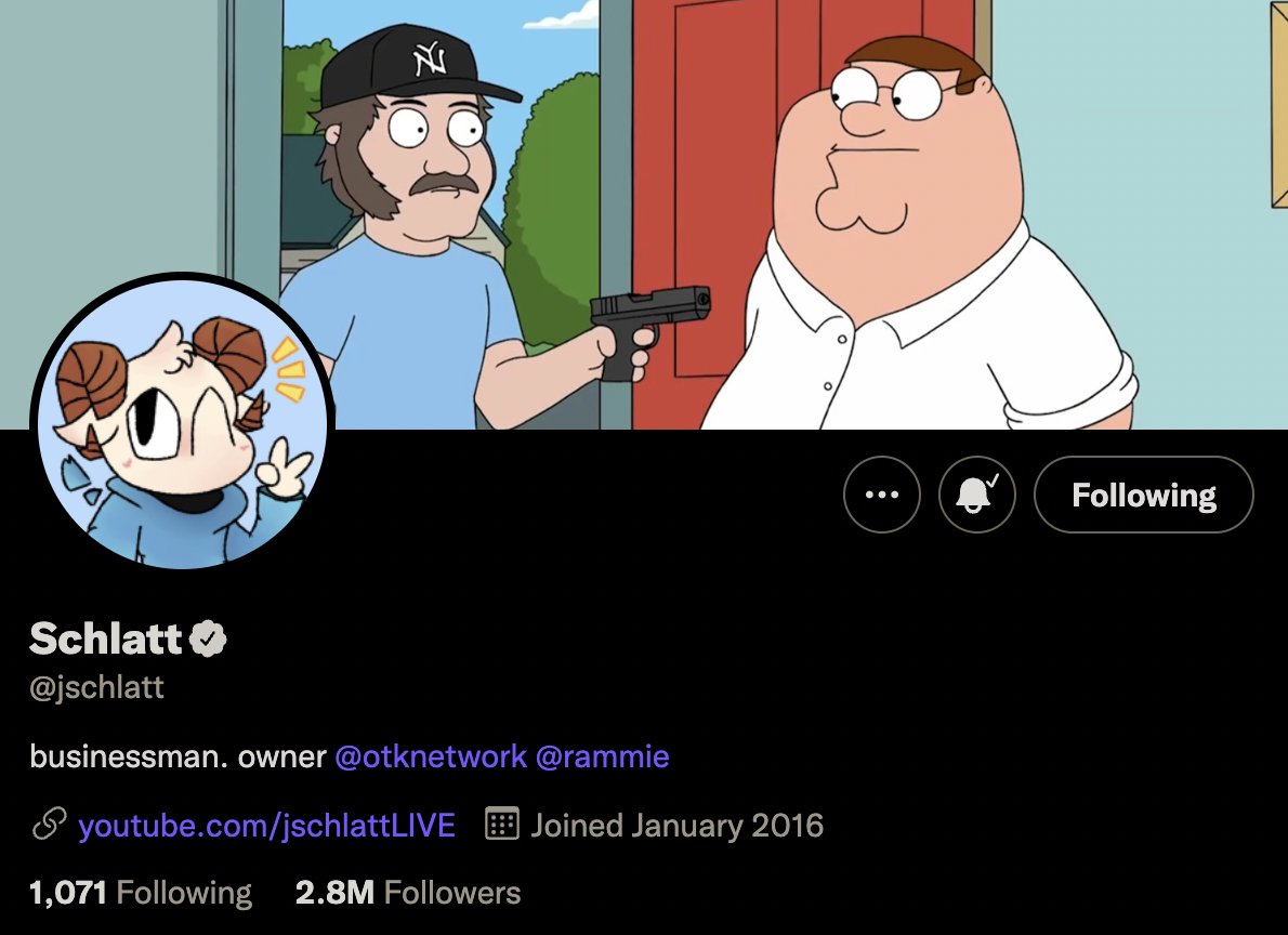 schlatt updates on X: Schlatt changed his Twitter banner!  t.coRNnJUiKvIO  X