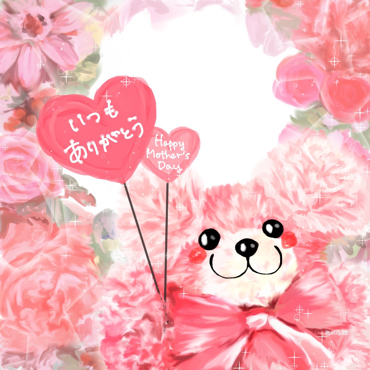 niiloRB's tweet photo. Happy Mother's Day!
いつもありがとう😊

#母の日 #母の日イラスト #フラワーアレンジメント #アニマルフラワー　#illustration #mothersday https://t.co/tGENz1DeUm
