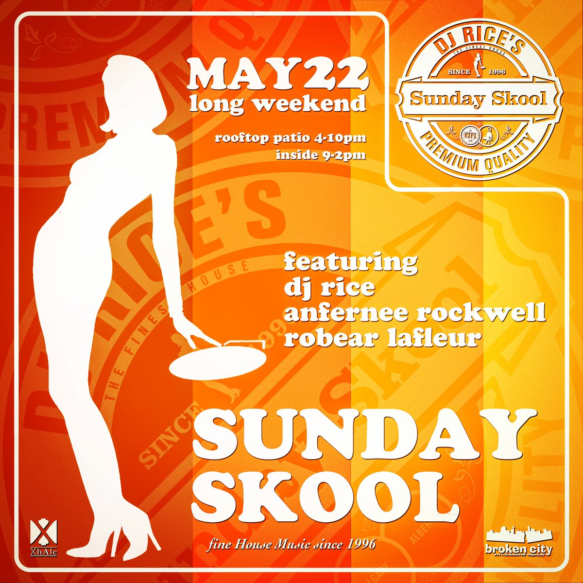 Modern Love YYC (@modernloveyyc) on Twitter photo **MAY LONG PARTY ANNOUNCEMENT**
Sunday Skool returns!!! @thebrokencity ! Come hang in the sun on the rooftop patio and boogie the night away later inside. Can’t wait to see everyone! @dj_rice_yyc @thebrokencity @anferneerockwell @robearlafleur <a href="/xhalebrewco/">XhAle Brew Co.</a> #djricesundayskool **MAY LONG PARTY ANNOUNCEMENT**
Sunday Skool returns!!! @thebrokencity ! Come hang in the sun on the rooftop patio and boogie the night away later inside. Can’t wait to see everyone! @dj_rice_yyc @thebrokencity @anferneerockwell @robearlafleur <a href="/xhalebrewco/">XhAle Brew Co.</a> #djricesundayskool