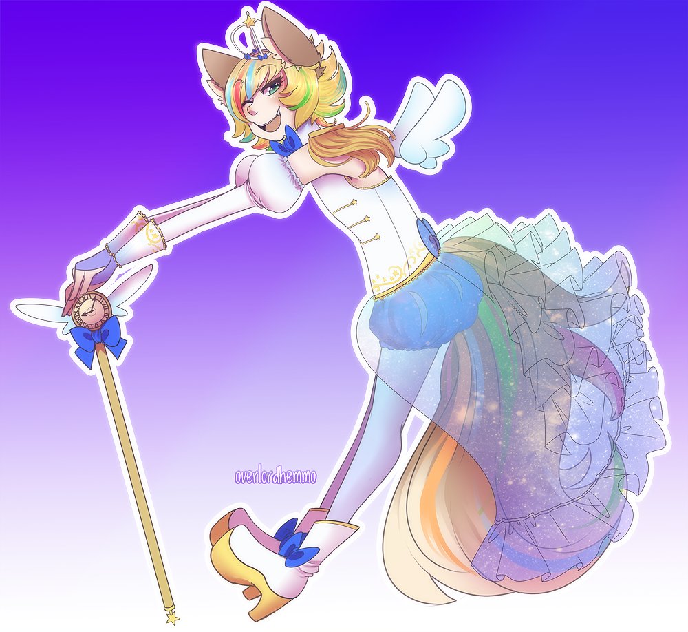 chibiforte101's tweet photo. super old art from 2017 but still one of my faves... i can't remember the context i think i just wanted magical girl vibes 😭 #sb69 https://t.co/HXgSShenTL