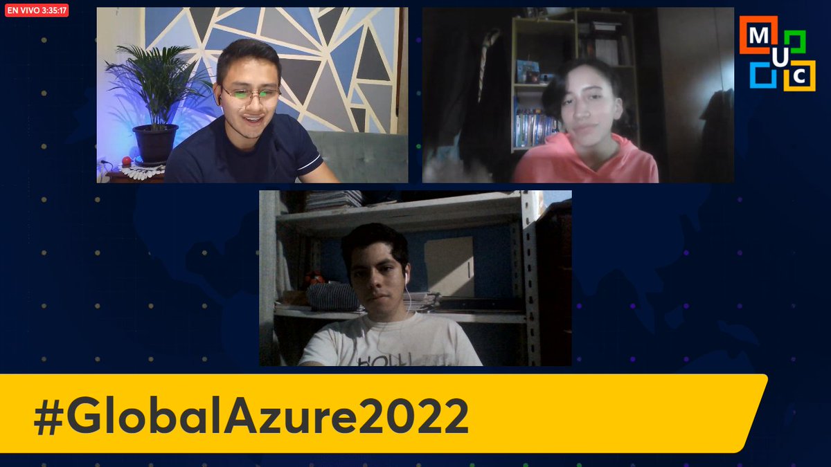 marcelo11avila's tweet photo. Tercer y último día del #GlobalAzure2022 
Excelentes días, aprendiendo de nuestros ponentes y con premios increíbles! 🫢
@RonnyTene @Andre28Andrade https://t.co/1iPamuwY1d