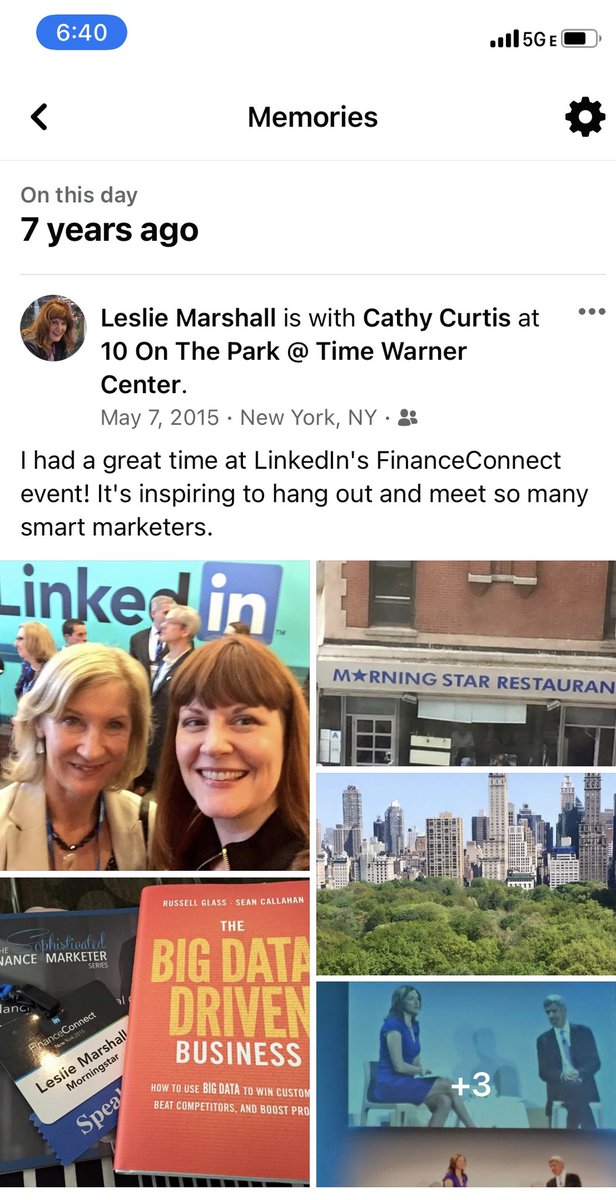 LeslieAMarshall's tweet photo. Fun memory @cathycurtis #finserv is #funserv https://t.co/ggyWm2VOWn