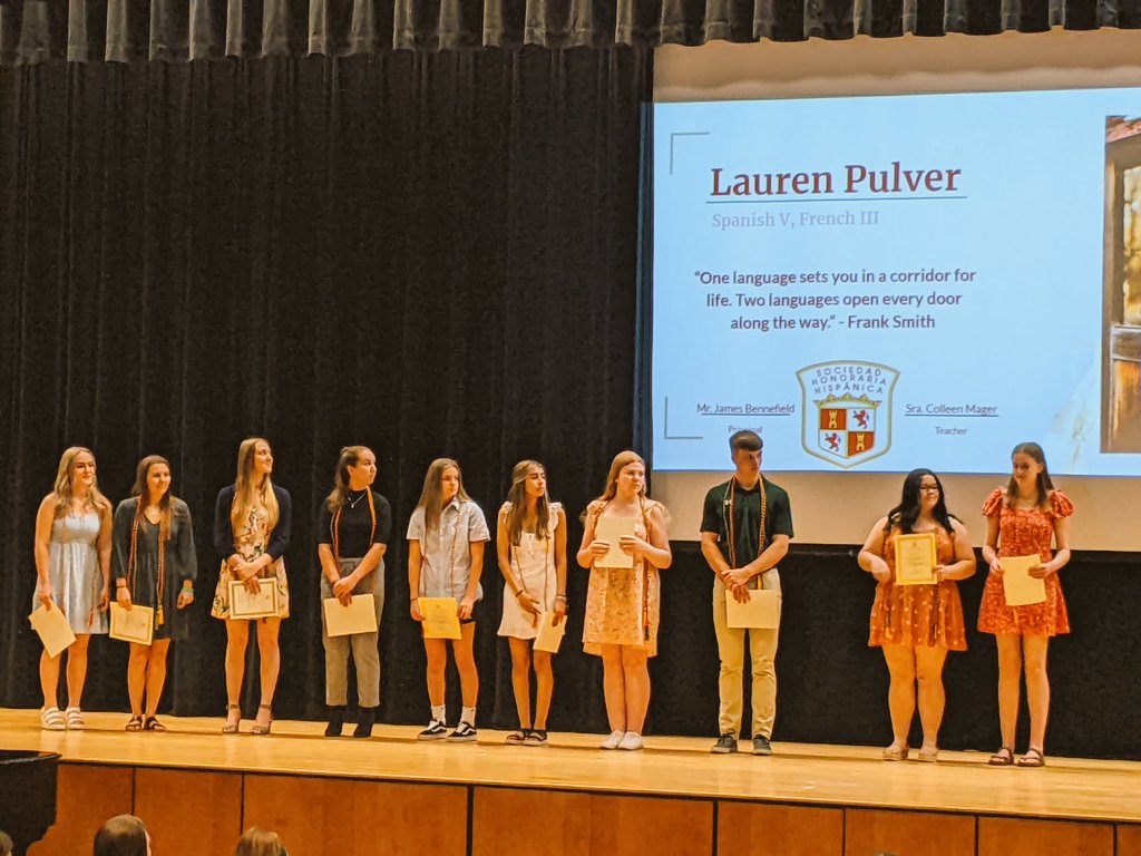beansdad1973's tweet photo. Congratulations to our newest members of the National Spanish and Science Honor Societies!  #HFTIGERPRIDE https://t.co/A5yhLsLwg1