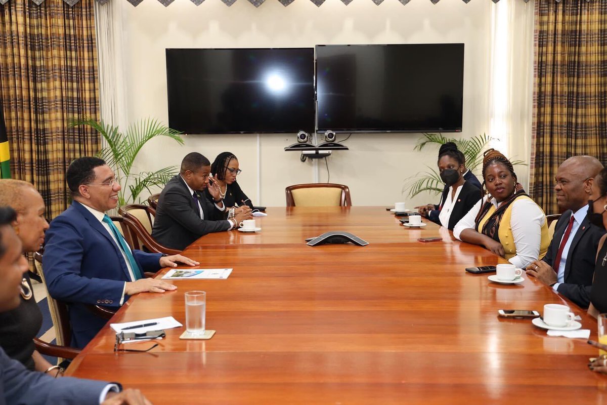 Andrew Holness tweet media