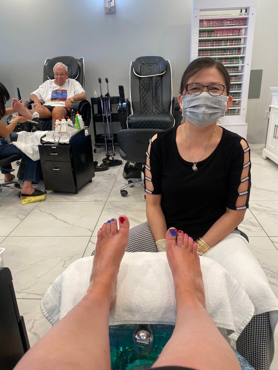 Always laugh. I let my granddaughter polish my toes (she is 2) yet made my gal laugh, she thought I did this. Said “it’s a gal high in demand, English can be choppy but very Focused! Showed her my granddaughter pictures. What a great laugh she had! <a href="/SoniaHodgin/">Sonia Hodgin</a> <a href="/piggypaint/">Piggy Paint</a>