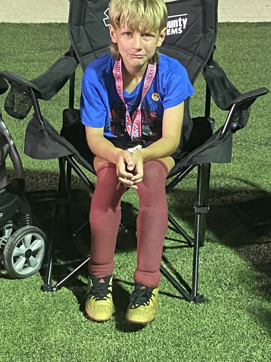 xBigChristian's tweet photo. They walk away with 2nd place. So much to be proud of but it’s hard to ignore the hurt of defeat. 

He may of lost the game, but what matters is that he won’t lose the lesson. https://t.co/MUwQTtVeWR