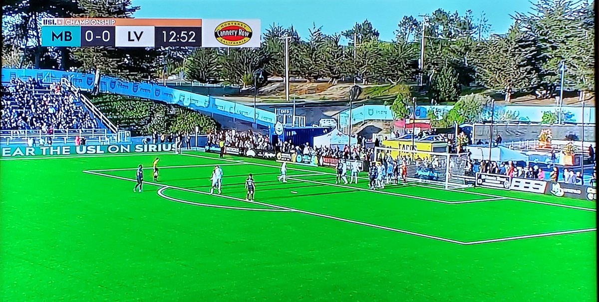 FredMatthes's tweet photo. Congratulations to @FrankYallop, #RayBeshoff & & the entire @MontereyBayFC organization in @USLChampionship as they open a beautiful new #SoccerSpecific Stadium at #CardinaleStadium in their Inaugural Home Opener vs @lvlightsfc! ⚽️ 🏟
... Look, no baseball diamond cutouts! ⚾️🚜 https://t.co/wqxen8ni3t