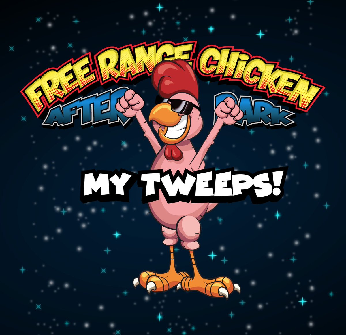Yeah, so, this is a special "Chicken After Dark"
It's gonna last all week. You know how a song reminds you of someone? Well, I'm going to post the songs that remind me of my Tweeps. You may not like it but I'm a Naked Cartoon Chicken and my mind is really farked!