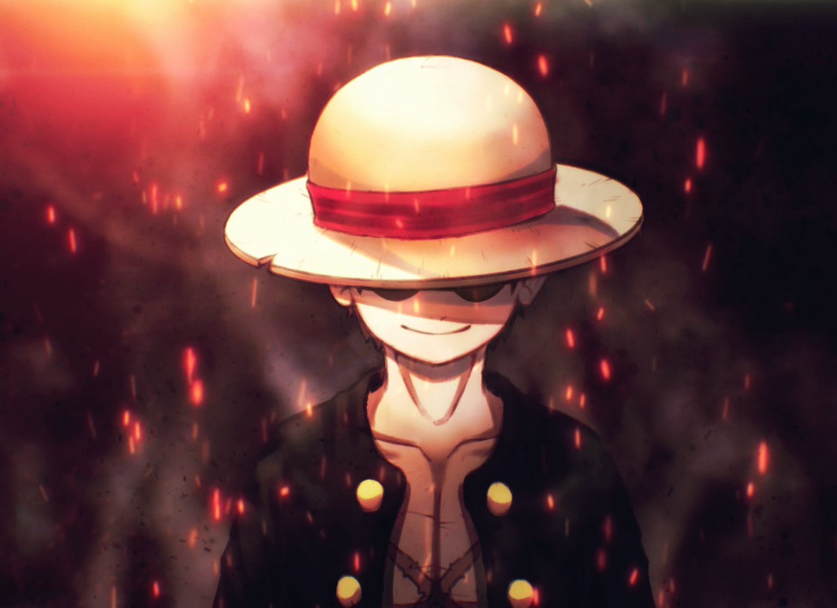 skaggshood's tweet photo. Luffy scene redraw. missed his birthday rip https://t.co/phYcsJ4hMU