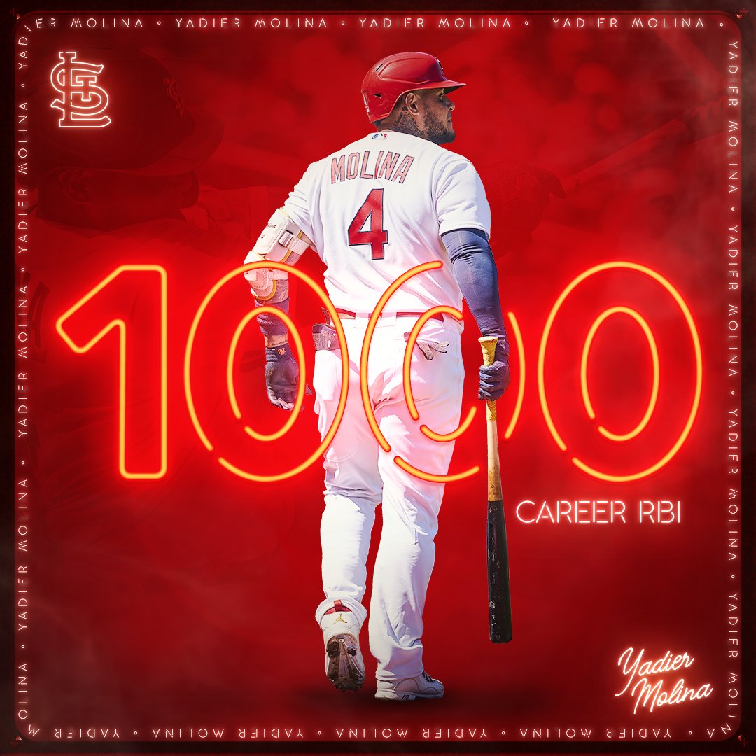 [情報] Yadier Molina達成生涯千分打點