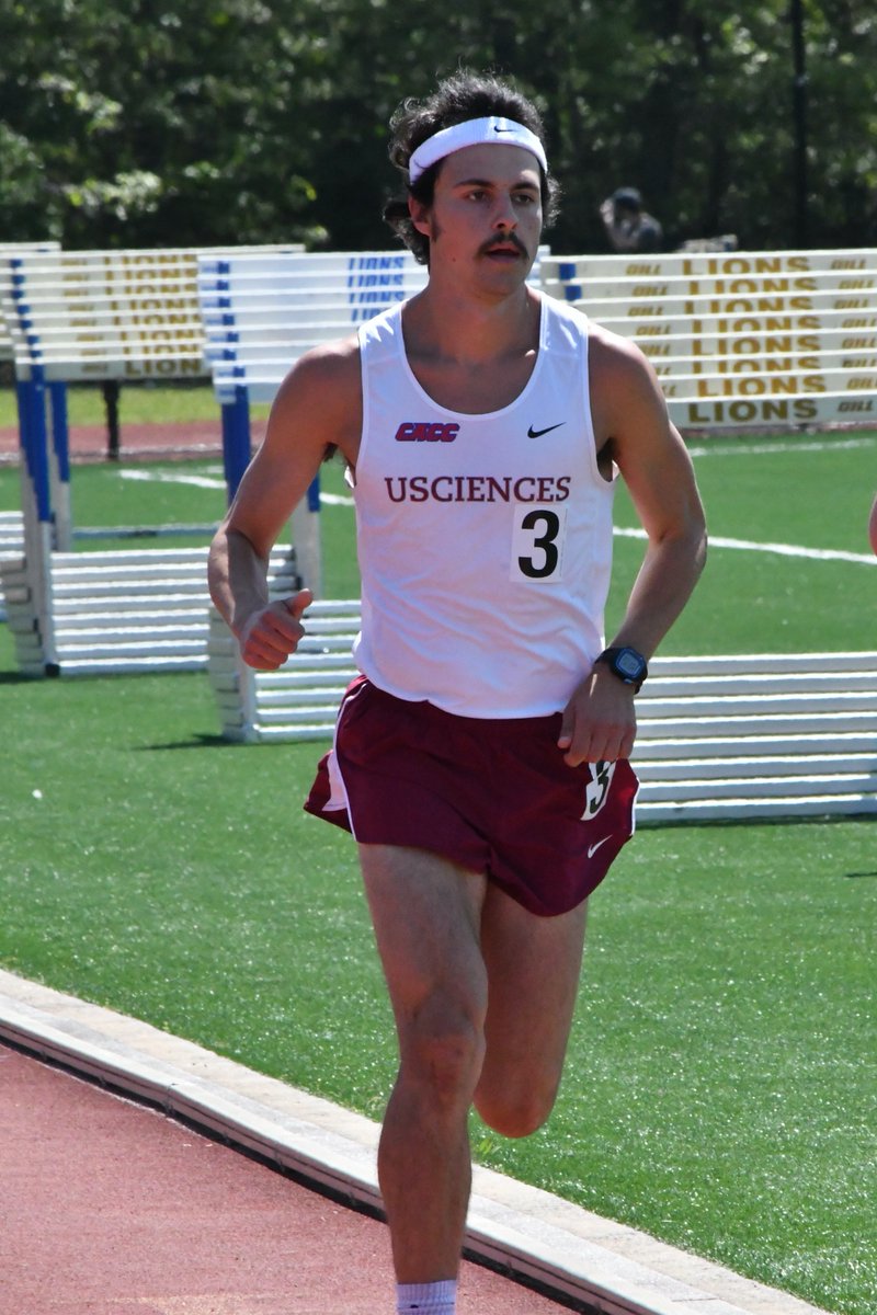USciencesDevils's tweet photo. Dylan Zuch placed sixth in the 10000m at the @CACC01 Championship this afternoon, running a collegiate PR, 35:00.21, to earn points in the event for a second straight year #DevilsLastRun https://t.co/vtRQZULoct