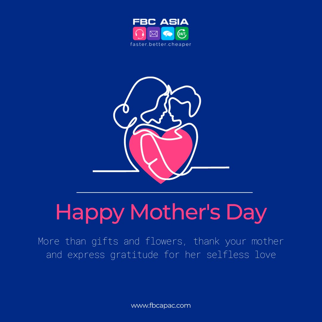 FBCAsiaPacific's tweet photo. Happy Mother's Day to all the selfless women who inspire, motivate and remind us to be a better person every single day.

#Mothersday2022 https://t.co/2AfPbvTNdr