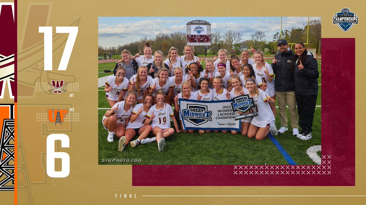 WalshCavaliers's tweet image. WLAX | BACK TO BACK #GreatMidwest Champions for @WalshWomensLax! The Cavaliers will reign atop the league for 2022!!! #SwordsUp